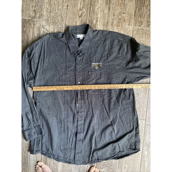 New Orleans Saints NFL Shirt Mens Size 3XL Super Bowl XLIV Long Sleeve Football - Picture 9 of 10